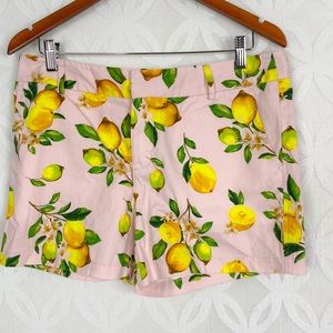 Cynthia Rowley Lemon Chino Shorts NWT